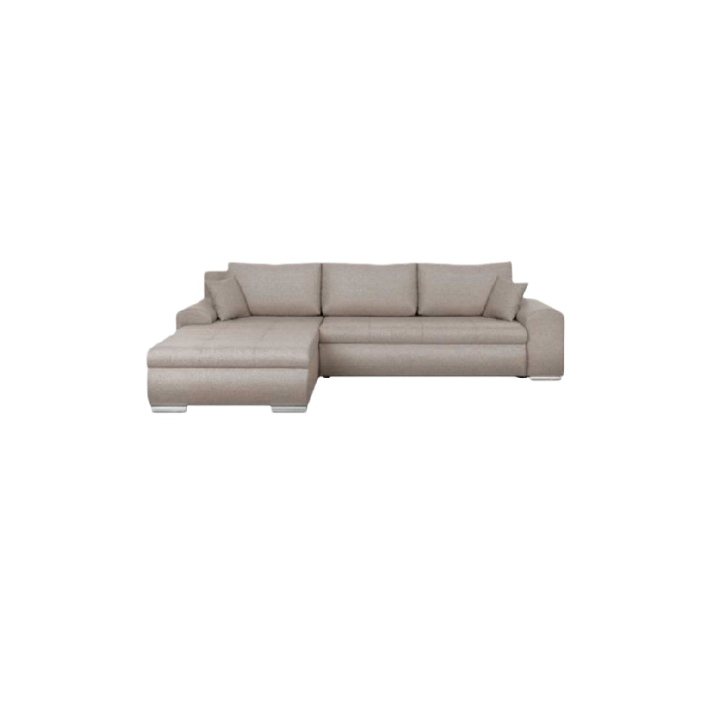 Canapé d'angle en tissu pour salon - 230 x 150 x 85